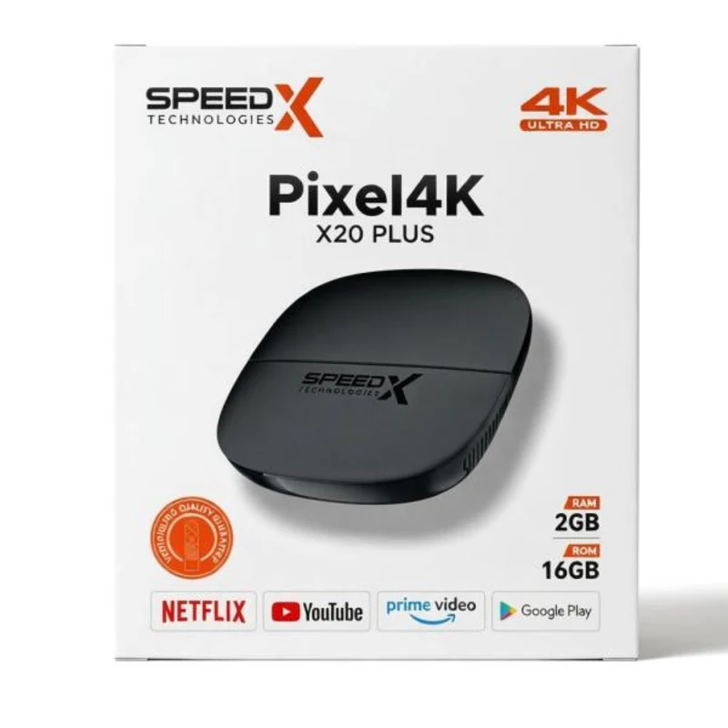 Speedx Pixel4k X20 Plus Allwinner H313 Android 10.0v 4k Smart Tv Box 2gb+16gb Air Mouse With Voice Control - alternate view