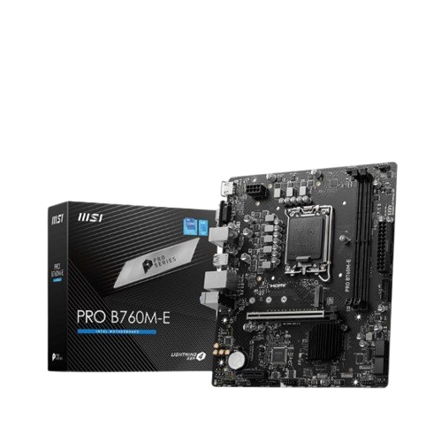 MSI PRO B760M-E DDR5 Micro-ATX 2 RAM Slots Motherboard