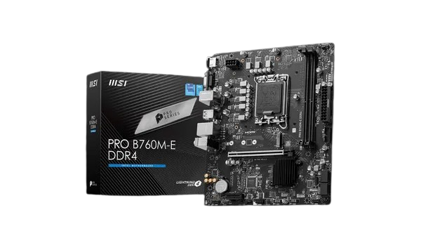 MSI PRO B760M-E DDR4 Micro-ATX 2 RAM Slots Motherboard