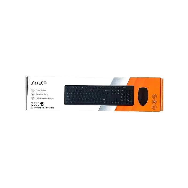A4Tech 3330NS Wireless Desktop Keyboard & Mouse Combo - alternate view