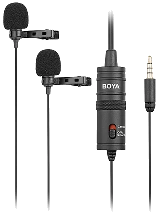 Boya BY-M1DM Dual Lavalier Microphone
