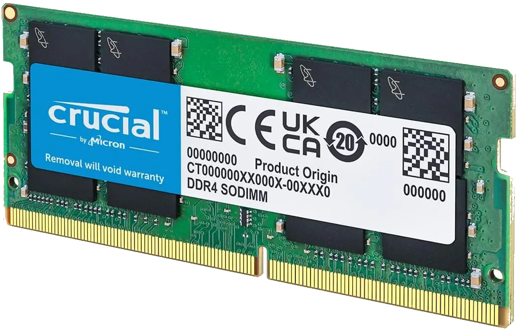 8GB DDR4 2400MHz Laptop RAM SODIMM - Crucial