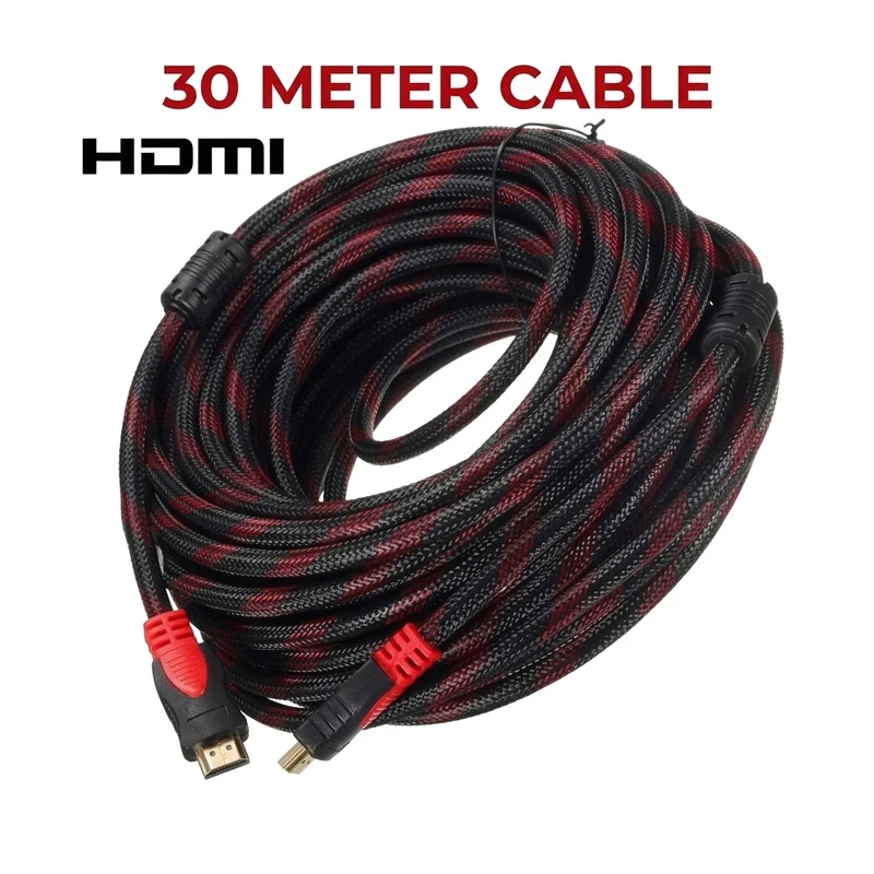 HDMI Cable CCS with Mesh Round 30 Meter