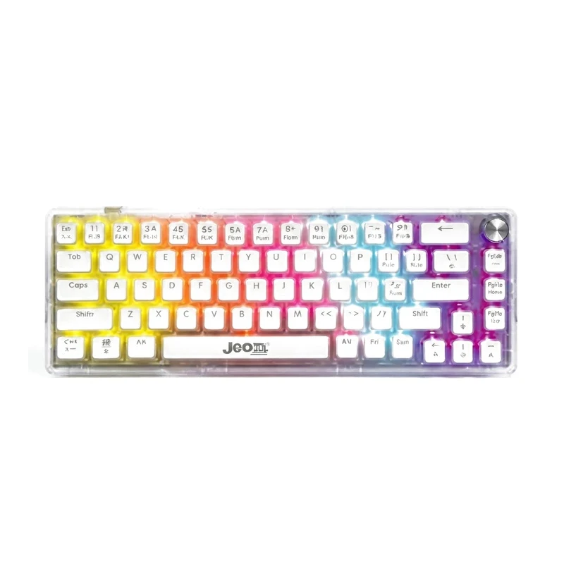 JEDEL KL150 Transparent RGB Mechanical Keyboard