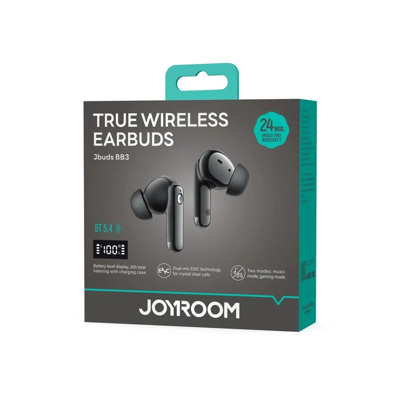 JOYROOM Jbuds JR-BB3 True Wireless Bluetooth Earphones Black