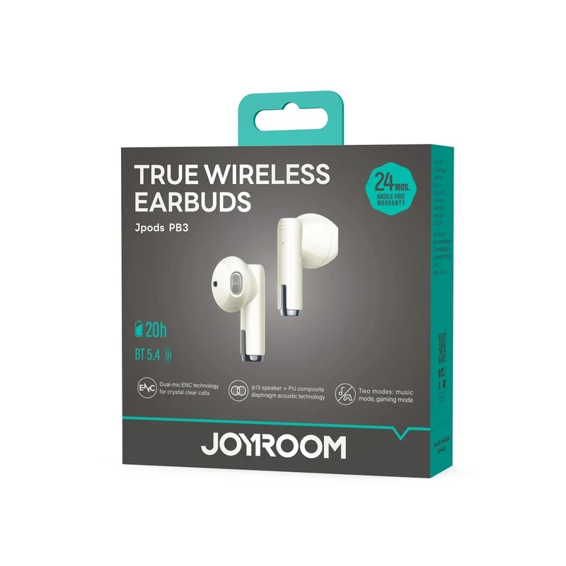 JOYROOM Jpods JR-PB3 True Wireless Bluetooth Earphones Beige