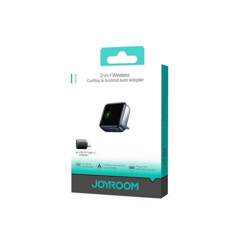 JOYROOM JR-CP3 2in1 wirelesscarplay ang android adapter