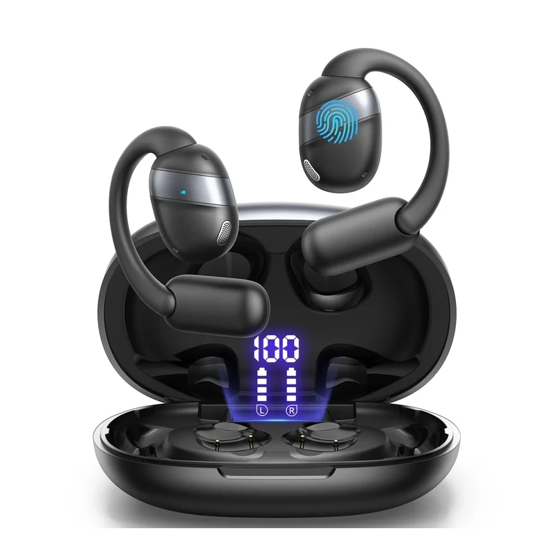 JOYROOM JR-OE4 Open-Ear True Open Free Wireless Headphones-Black - alternate view