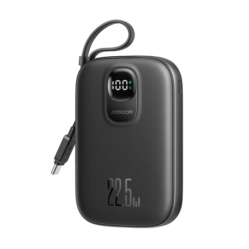 JOYROOM JR-PBF17 10000mAh 22.5W Fast Charging Power Bank with Built-In Type-C Cable - alternate view