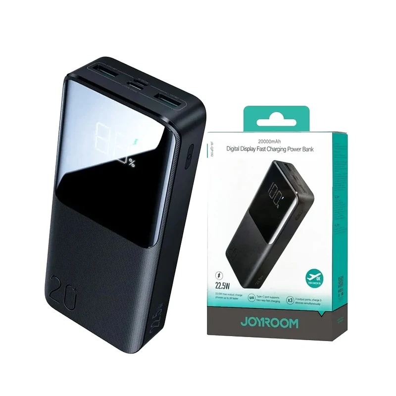 JOYROOM JR-QP192 22.5W Power Bank 20000mAh-Black