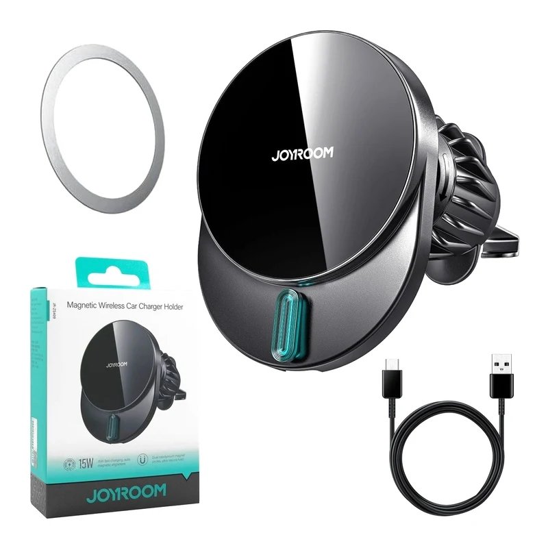 JOYROOM JR-ZS409 Magnetic Wireless Car Charger Holder black