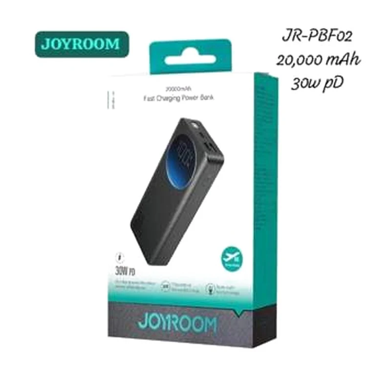 JOYROOM PBF02 20000mAh 30W Power Bank -Black