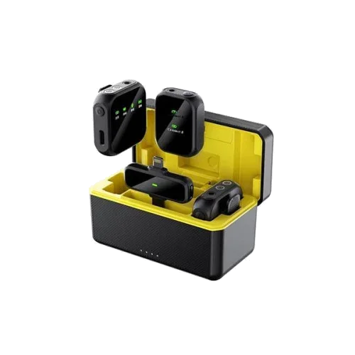 K50 Wireless Lavalier Dual Microphones Noise Cancelling