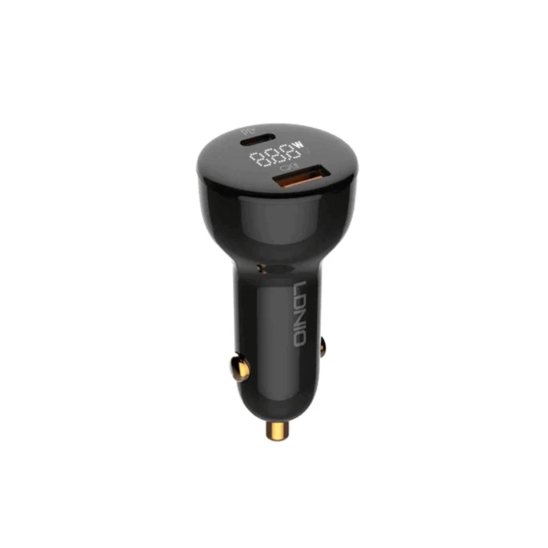 LDNIO C101 100W CAR CHARGER WITH TYPE-C TO TYPE-C CABLE