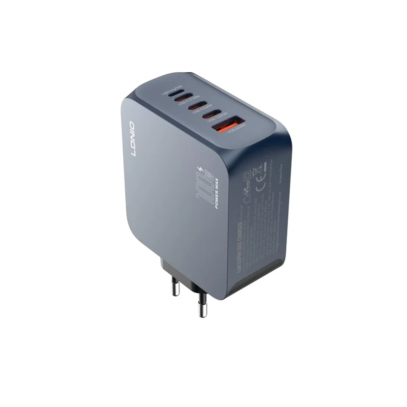 LDNIO Q8 Quick Mobile Charger Fast Charging Gan100w Usb c Charger for macbook Phone - alternate view