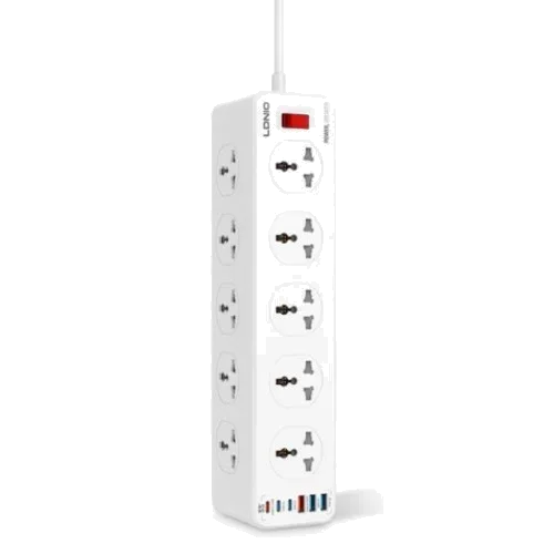 LDNIO SC10610C 2500W Power Extension 10 Sockets 3 Usb-c Pd + 3 Usb-a Qc3.0