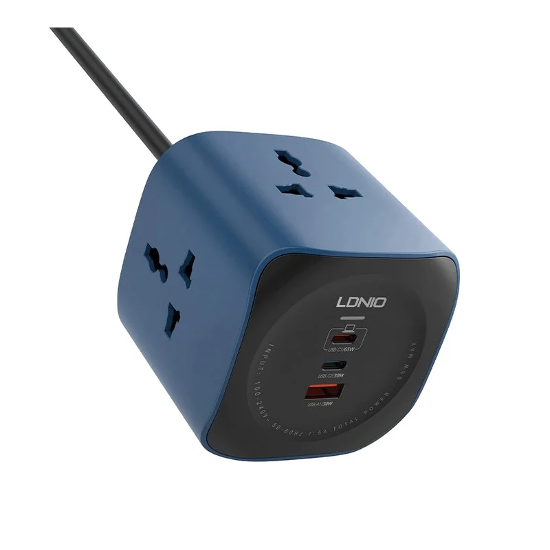 LDNIO SC3319 65W Fast Charging Desktop Charging Station EU Plug