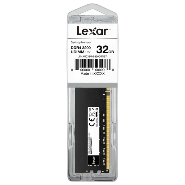 32GB DDR4 3200MHz UDIMM - Lexar