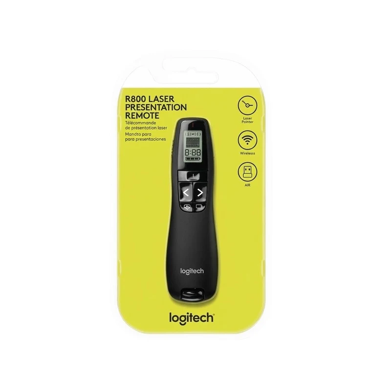 Logitech R800 Wireless Presenter (green laser pointer)