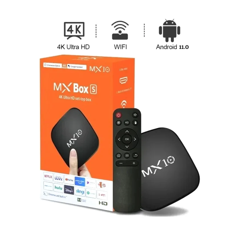 MX10 2GB 16GB Smart Android TV Box 8K