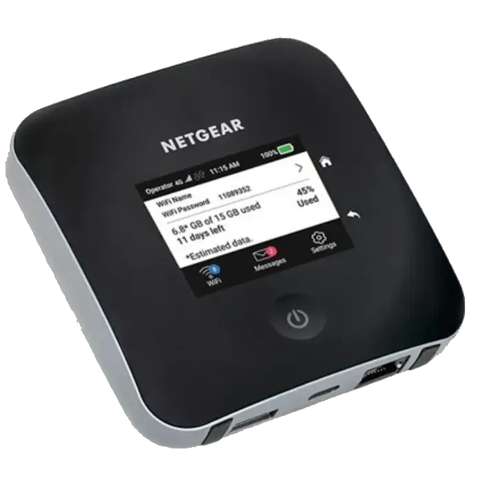 Netgear Nighthawk M2 MR2100 4G LTE Cat20 Gigabit Mobile Hotspot – Ultra-Fast Portable Internet (Without Battery)
