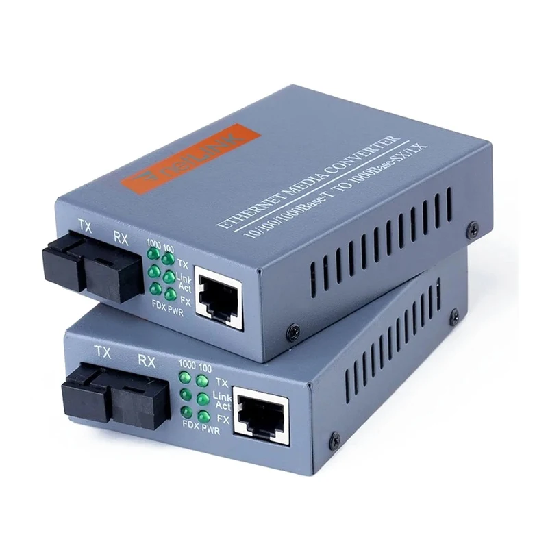Netlink Htb-gs-03b Gigabit Ethernet Media Converter 10/1000 Base (2PCS)