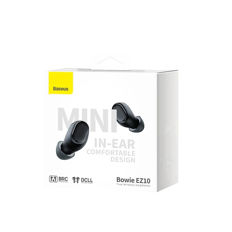 Baseus Bowie EZ10 True Wireless Earphones Black A00054300116-Z1