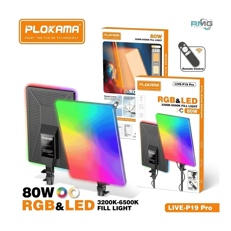 Plokama LIVE-P19 Pro 19-Inch RGB LED Fill Light