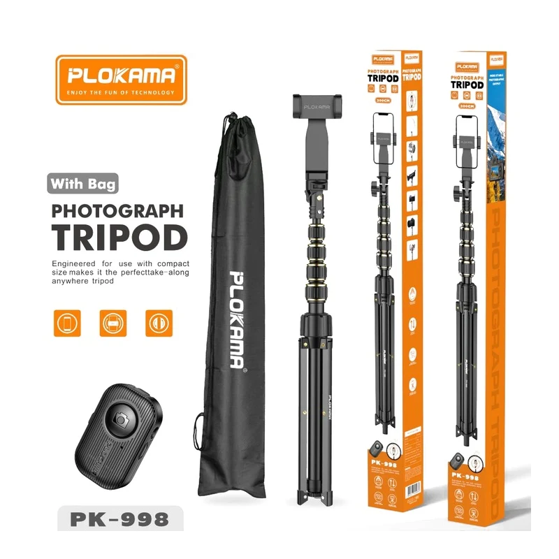 Plokama PK-998 All in One With Remote Tripod Stand