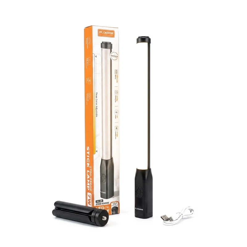 Plokama VL-06 7W Portable LED Stick Light Lamp