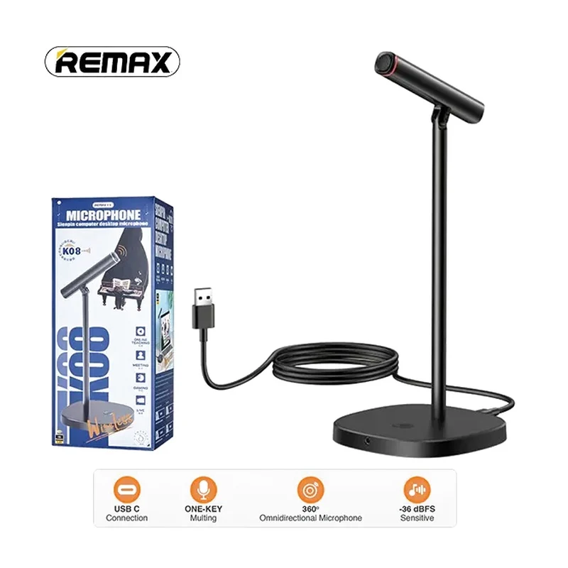 REMAX K08 Sienpin Series Computer Desktop Microphone