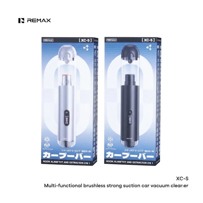 Remax XC-5 Multi Functional Brushless Strong suction car vacuum cleaner