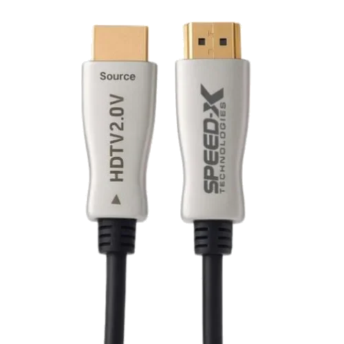 Speed-X 20M Fiber HDMI Cable 2.0/2.1 Aoc(active Optical Cable) 30AWG Copper Support 4K 8K UHD (full Length)