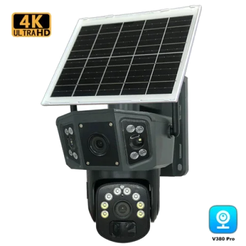Speed-X Ca-wc013 Solar Outdoor 8MP Dual Lens Camera