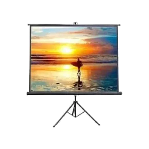 Speed-X Projector Screen 72 Inch Tripod Portable 6x6 Feet 1:1mw (fine Quality)