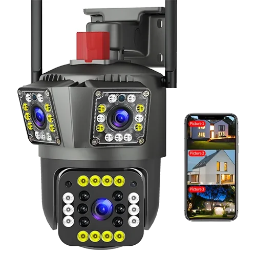 Speed-X PTZ SPZ-803 3 Camera Lens Wi-fi Outdoor