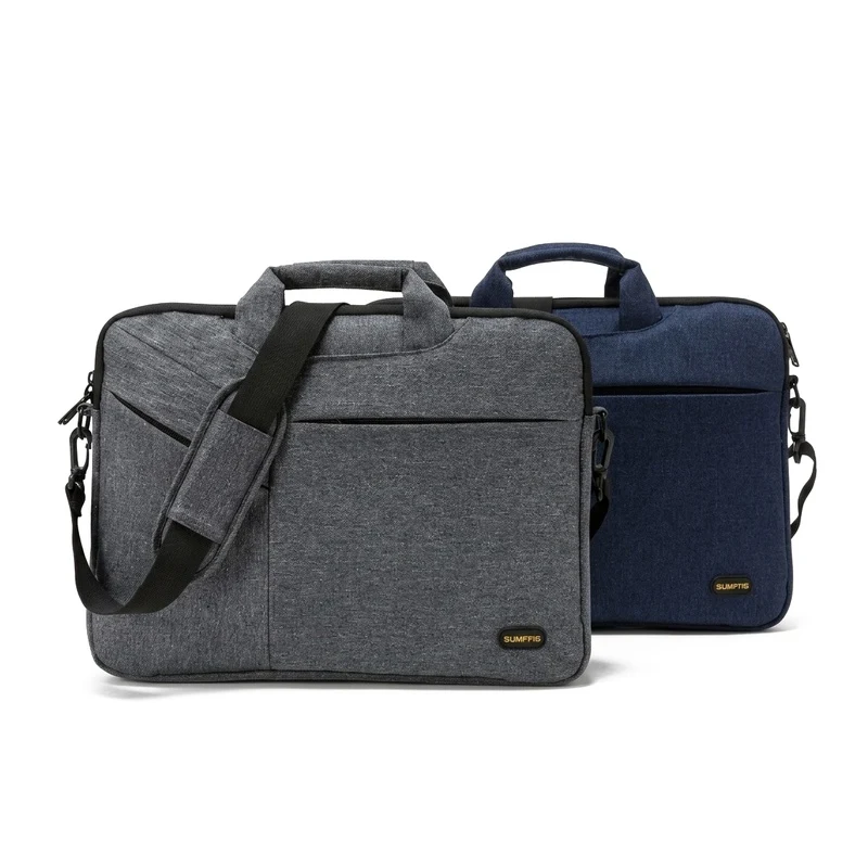 Sumfiss File Laptop Bag SS-0237 Oxford Material 15 Inch Gray/Blue