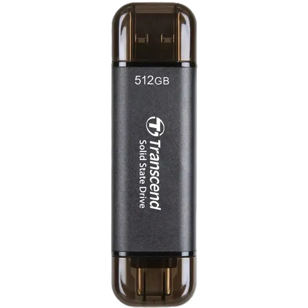 512GB Portable SSD Dual USB 10Gbps - Transcend