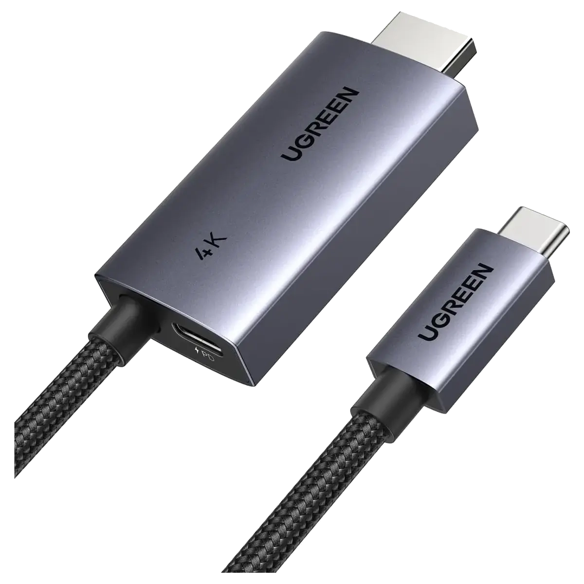 UGREEN USB-C to HDMI 4K 60Hz 100W PD 2m Cable