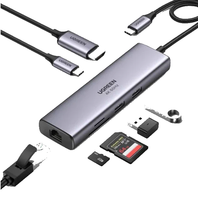 UGREEN USB-C Hub 7-in-1 Multiport Adapter