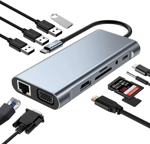 USB-C Hub 11 in 1 Dongle