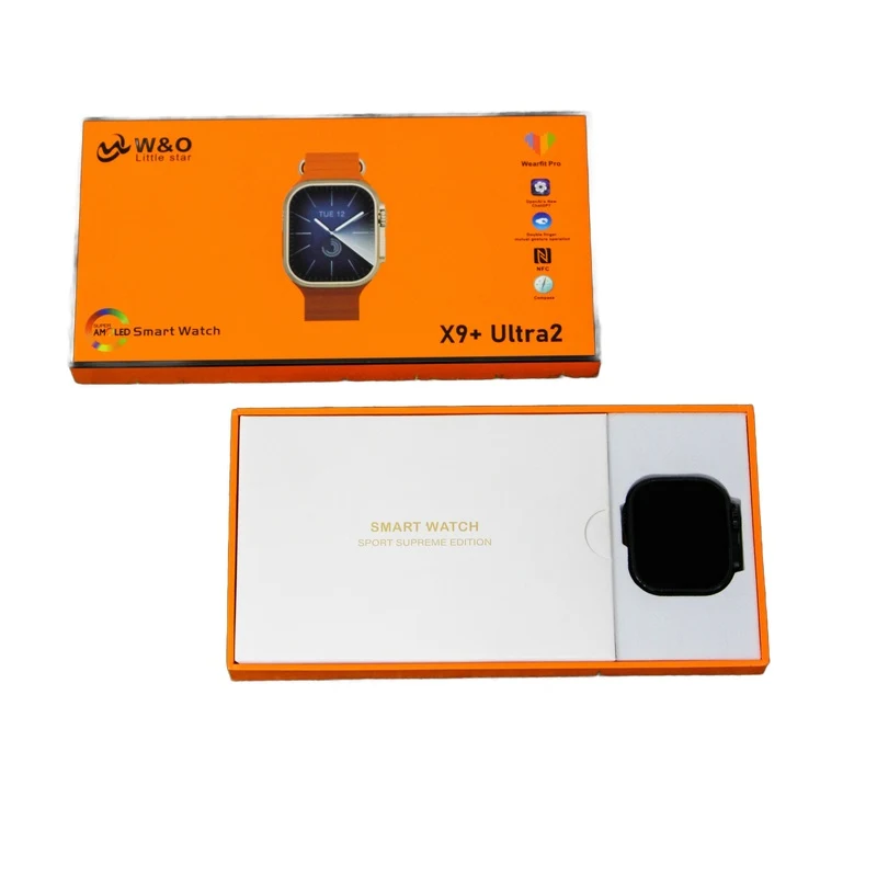 W&O X9+Ultra 2 Smart Watch Men 2.13-inch AMOLED Screen Bluetooth Calls - alternate view