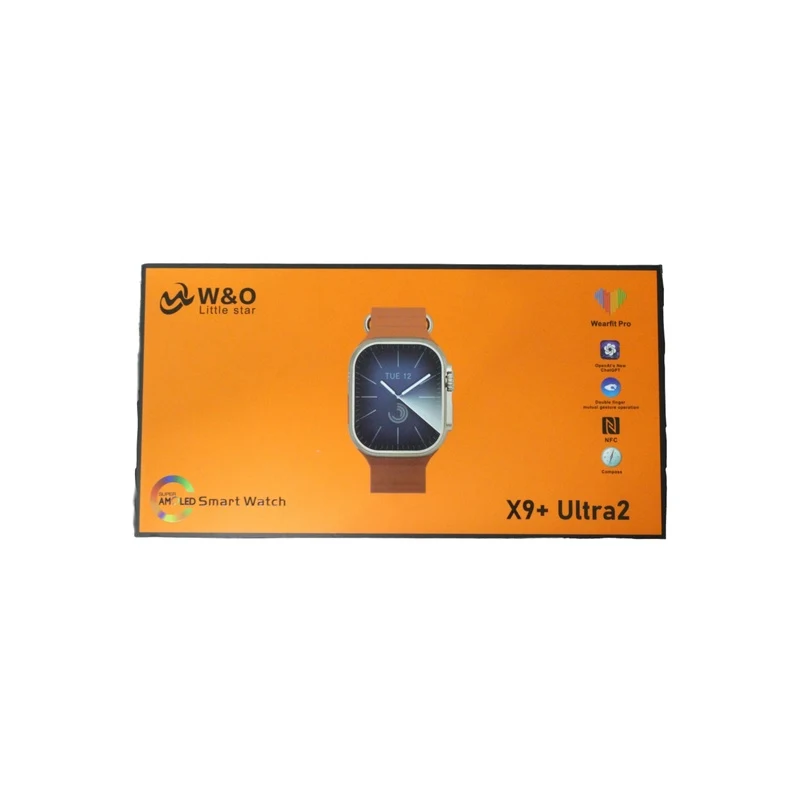 W&O X9+Ultra 2 Smart Watch Men 2.13-inch AMOLED Screen Bluetooth Calls