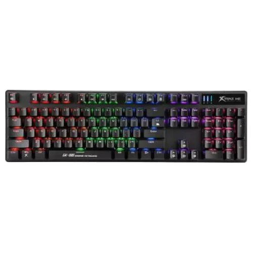Xtrike Me GK-980 En Wired Mechanical 104-key Rainbow Backlighting Keyboard