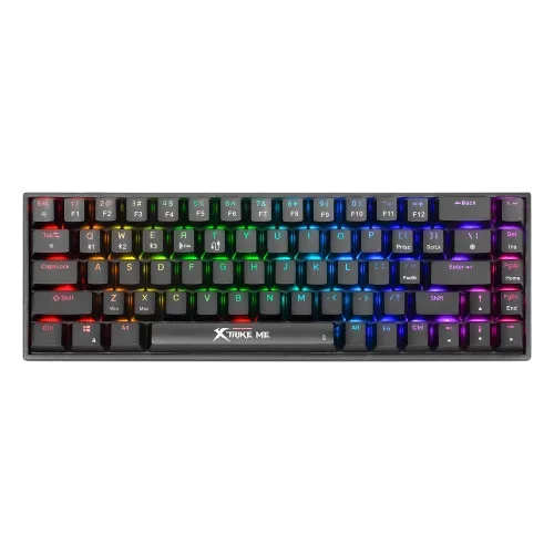 Xtrike Me GK-994W RGB 68 Key Bt 2.4ghz Wireless Keyboard Black