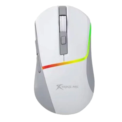 Xtrike Me GM-322 Wired 7200 DPI RGB Backlight Ergonomic Design White