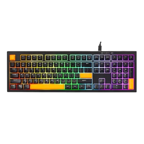 Xtrike Me Kb 512 Bk 108 Key Wired Mechanical Feel USB C Keyboard